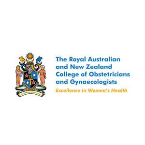 The Royal Australian and New Zealand College of Obstetricians and Gynaecologists | Excellence in Women's Health logo